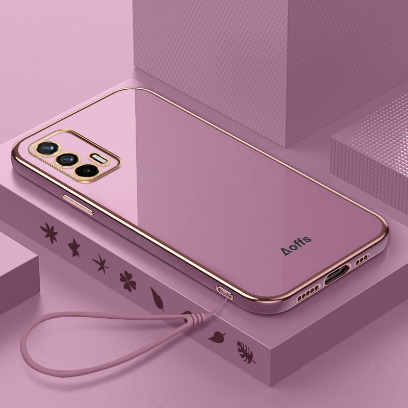 Ốp Điện Thoại Màu Trơn Siêu Mỏng Sang Trọng Cho oppo A94 F19PRO A74 4G A95 A93-4G RENO 4F Realme XT A55 4G