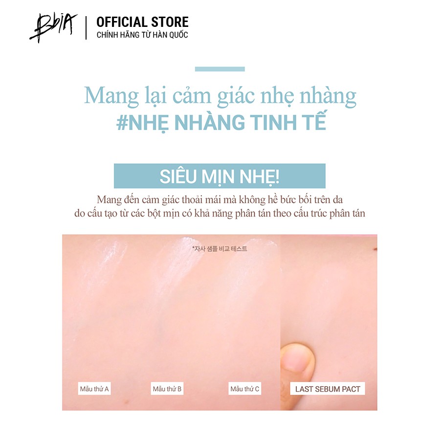 Phấn phủ dạng nén Bbia Last Sebum Pact 00 Super Clear 7g - BBia Offical  Store | Shopee Việt Nam