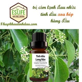 Tinh dầu long não nguyên chất 100% | dầu long não xoa bóp chấn thương, giảm đau, làm lành vết thương eslife