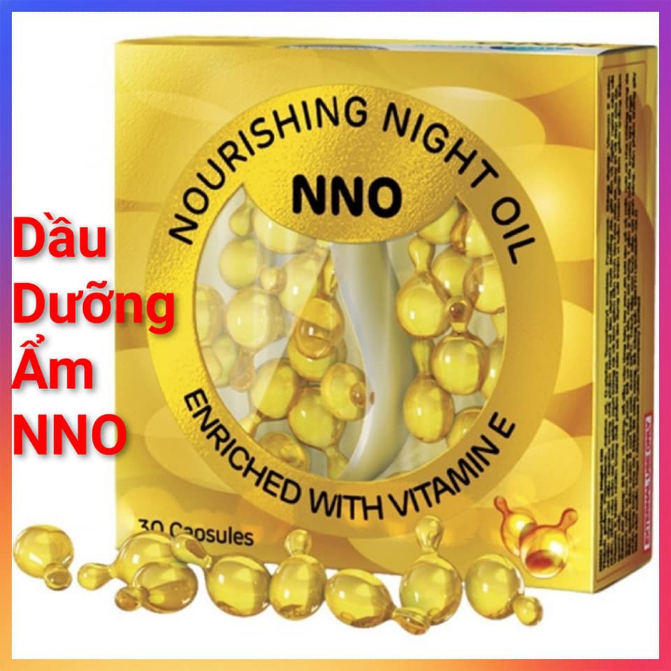 Dầu dưỡng ẩm NNO - Vitamin E tự nhiên (30 viên)