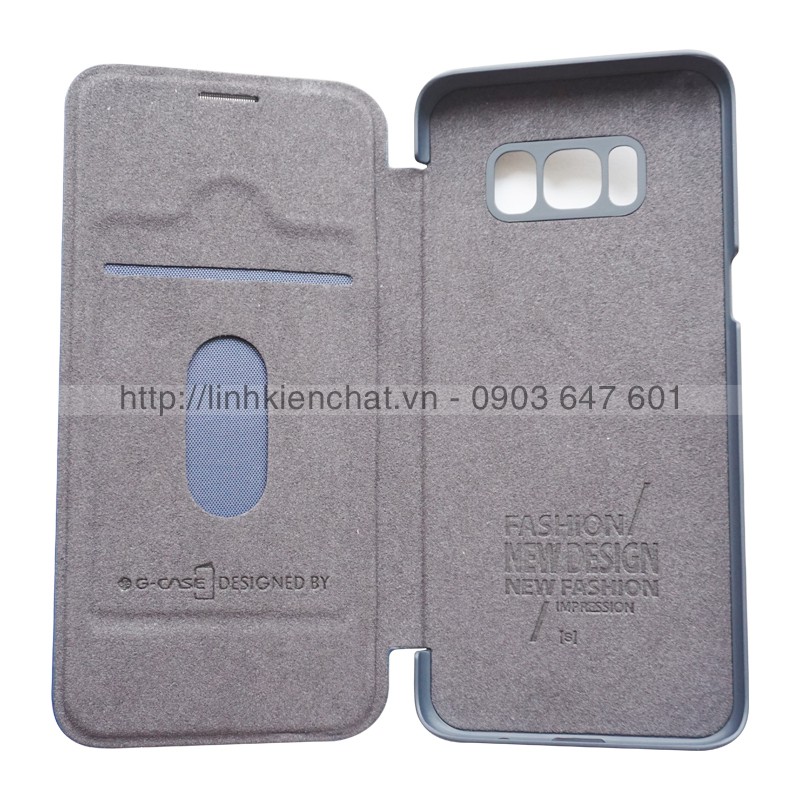 Bao da Galaxy S8 G950 hiệu G-Case Leather Business