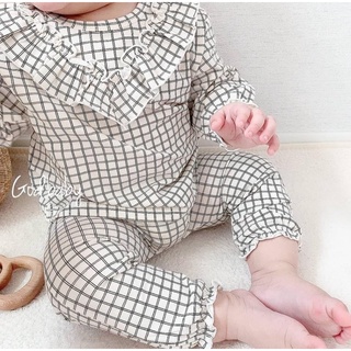 Bộ ngủ Pijama kẻ Peekaboo