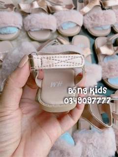 Sandal Bé Gái Phủ Lông Hồng