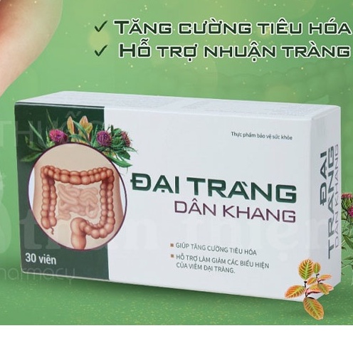 Đại Tràng Dân Khang - Hộp 30 Viên - Hỗ Trợ Giảm Triệu Chứng Viêm Đại Tràng &amp; Rối Loạn Tiêu Hóa