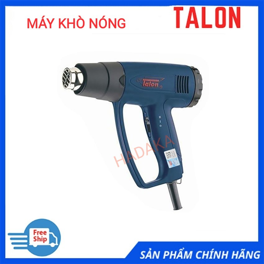 KHÒ NÓNG TALON . MÁY KHÒ NHIỆT MÀNG CO 2000W Hàng chuẩn nội địa. Tem in nổi