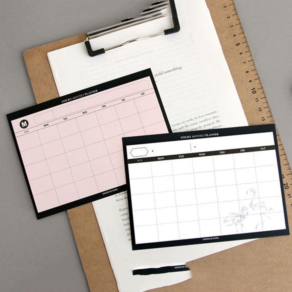 Sổ Ghi Chú Lên Kế Hoạch Để Bàn Thiết Kế Đơn Giản Sáng Tạo