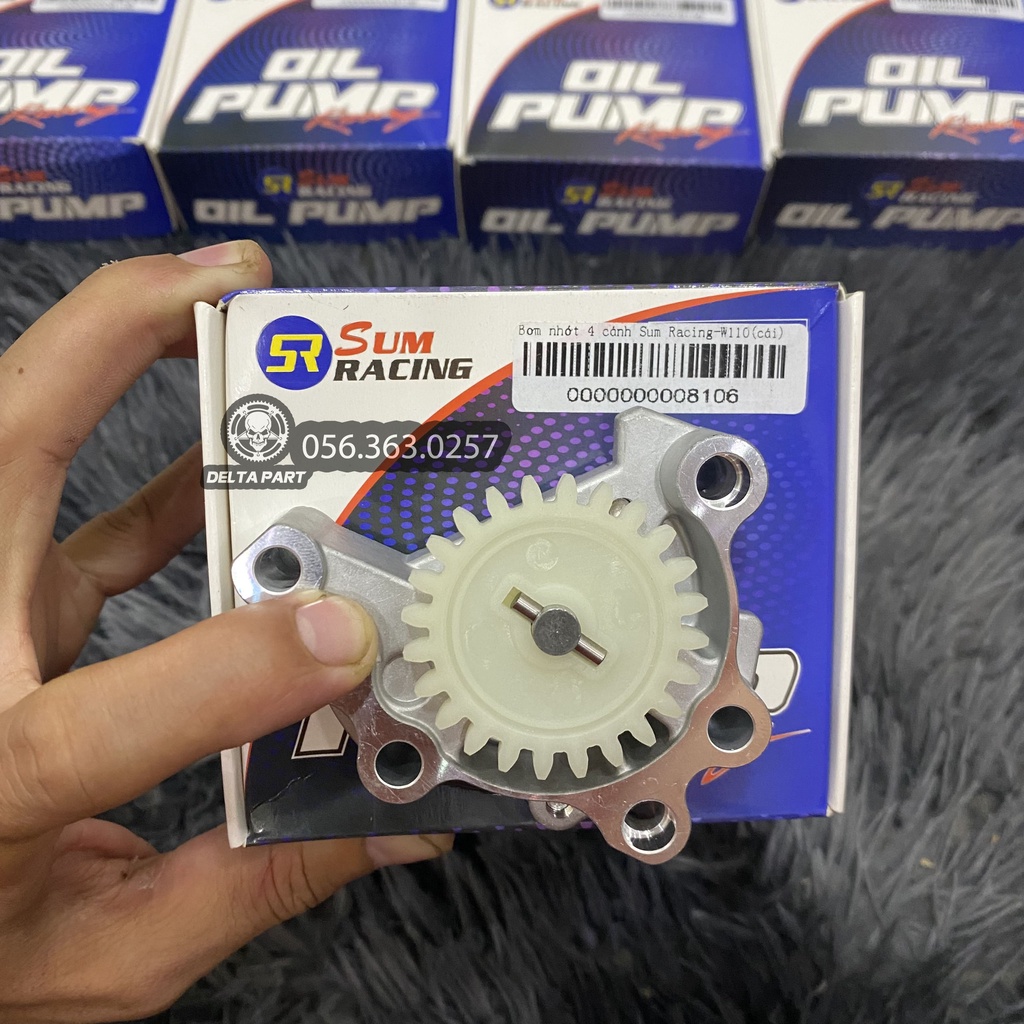 Bơm Nhớt Rời Wave Dream độ 4 cách chính hãng SUM RACING &amp; PAG