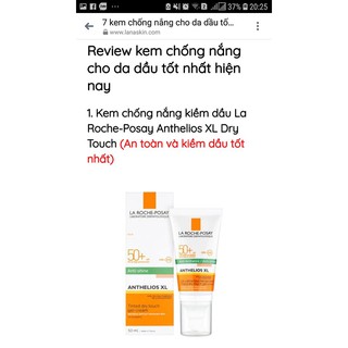 KCN Laroche - Posay - da dầu, nhạy cảm - 50ml