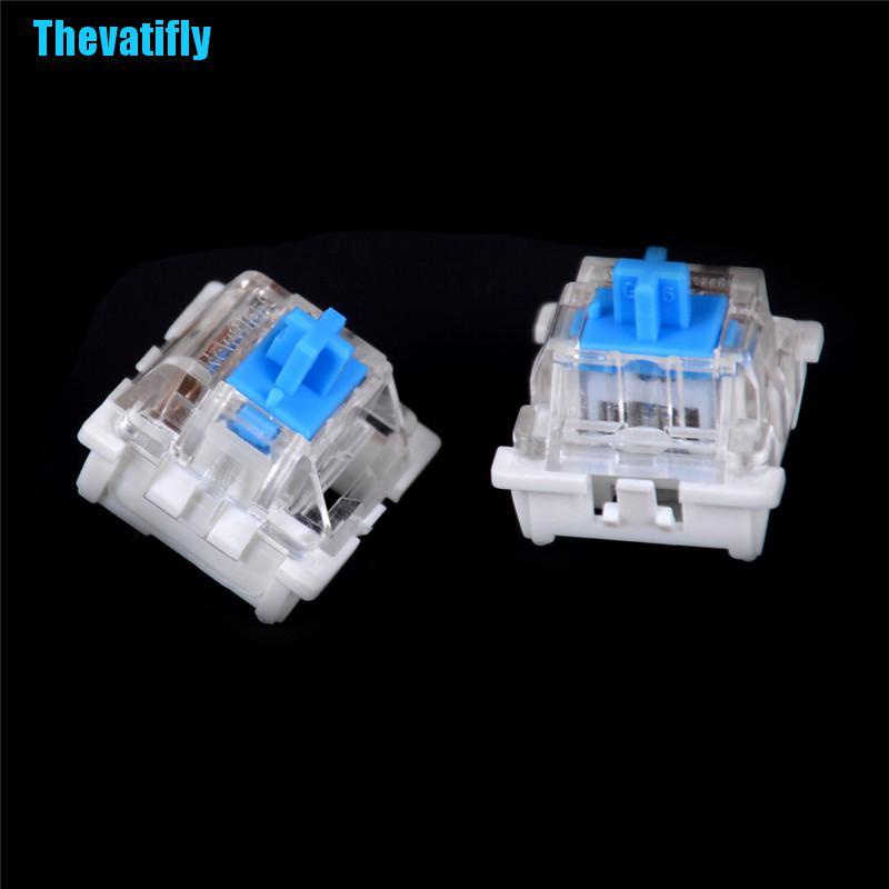Set 10 Công Tắc Bàn Phím Cơ Màu Xanh Dương Cho Cherry Mx
