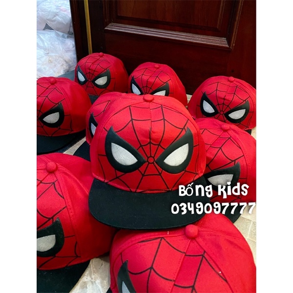 Mũ SnapBack Bé Trai Siêu Nhân Nhện HaM