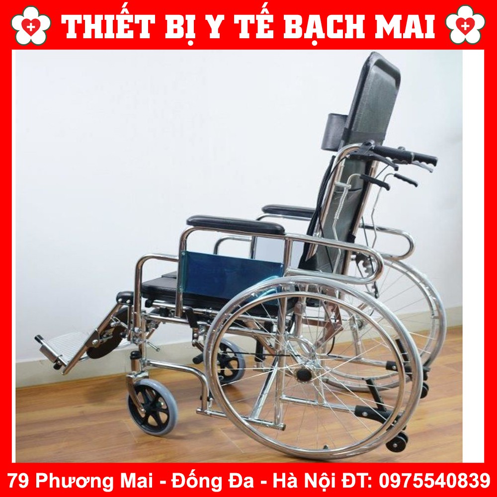 Xe Lăn Tay Có Bô Và Ngả Nằm Lucass X7 [Chính Hãng-Bảo Hành 06 Tháng]