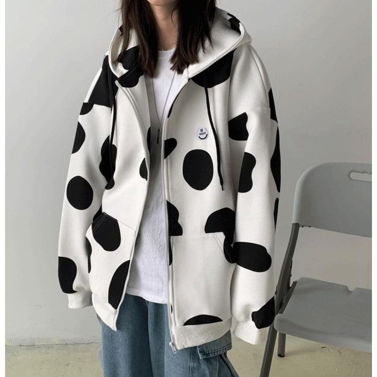 [FreeShip] [Hoàn xu 50%] Áo Khoác có Nón Form Rộng Nam Nữ Con Bò SữaZURAVN | BigBuy360 - bigbuy360.vn