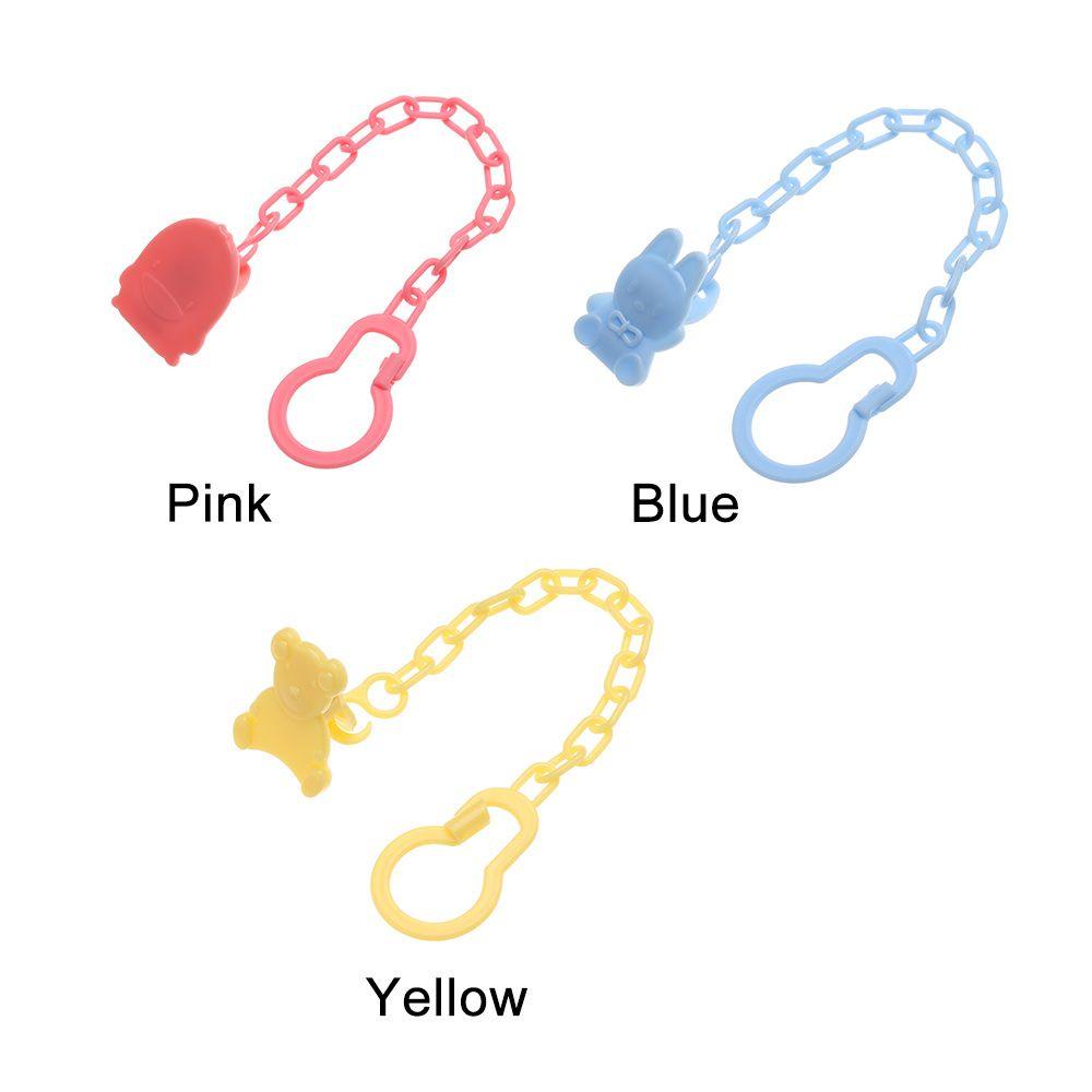 NIUYOU 1 Cái Giá Đỡ Núm Vú Giả Dây Xích Cho Trẻ Sơ Sinh Gặm