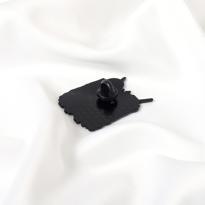 Ghim cài áo QIHE JEWELRY kiểu dáng hoạt hình phong cách rock thời trang