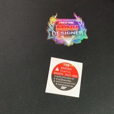 TEM DÁN NẮP KÉT NƯỚC XE MÁY