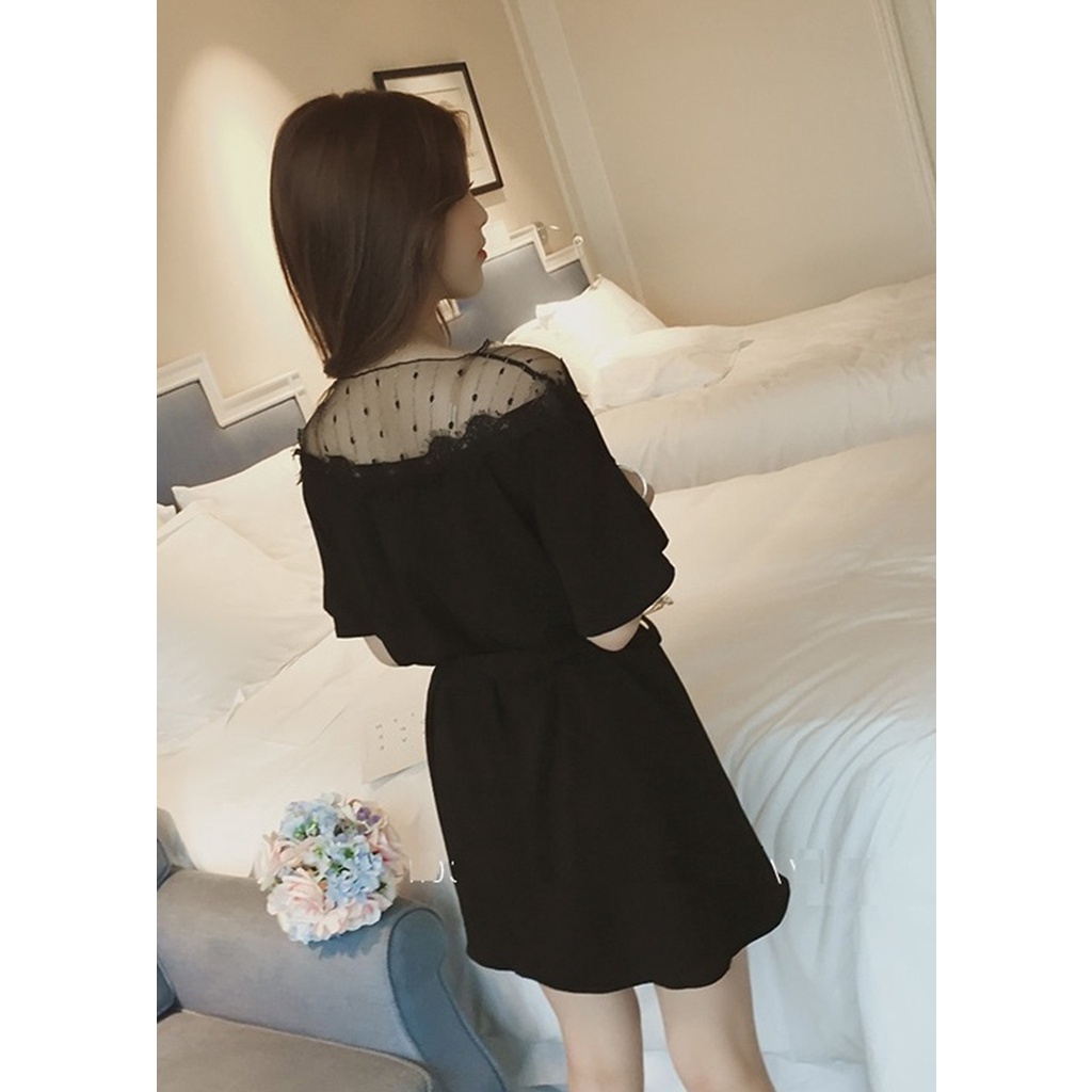 Đầm dáng suông ⚡️𝐁𝐈𝐆𝐒𝐈𝐙𝐄⚡️ Váy bầu nữ tay ngắn cổ tròn mùa hè Phong cách Hàn Quốc Thời Trang cá tính xinh đẹp bigsizeg