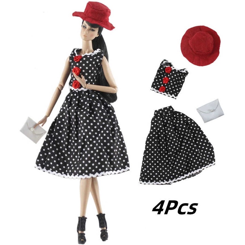 Set 5 Búp Bê barbie 30cm Thay Đổi Màu Sắc Phong Cách Âu Mỹ