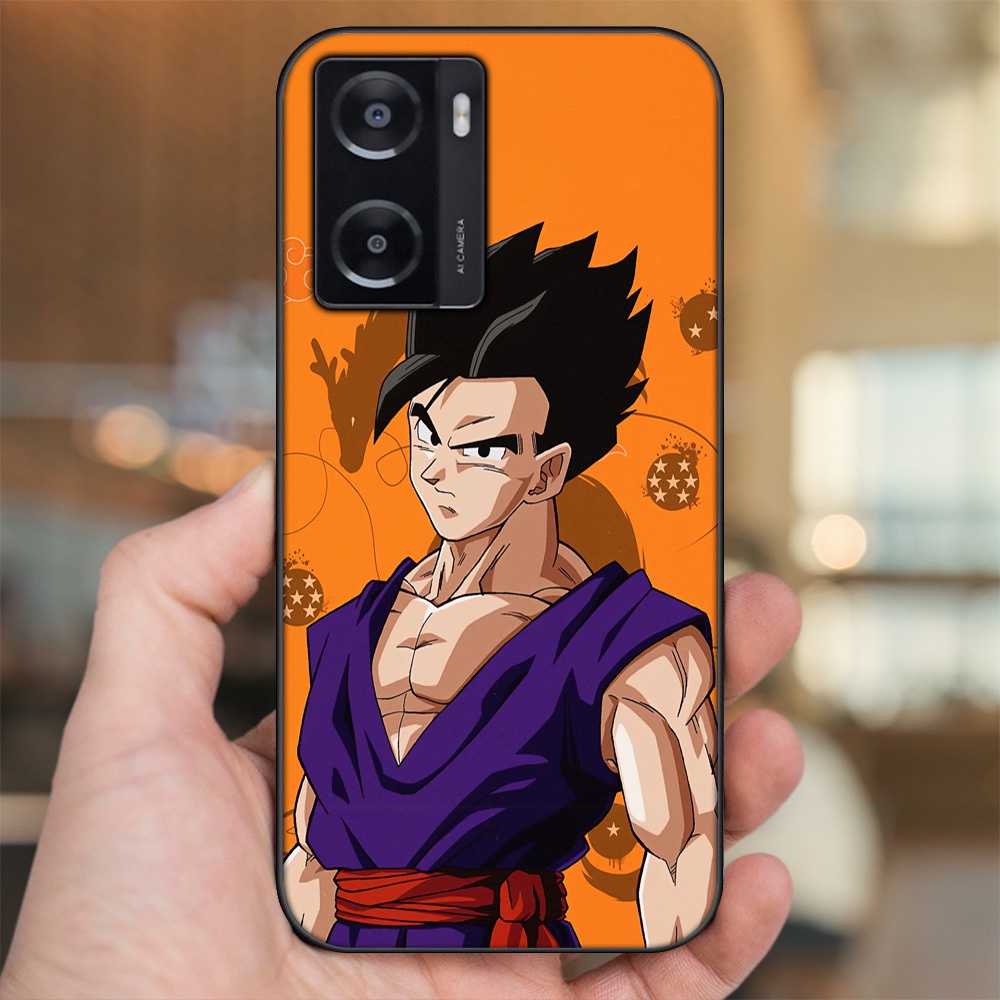 Ốp lưng Oppo A57 4G viền đen in hình Gohan Dragon Ball