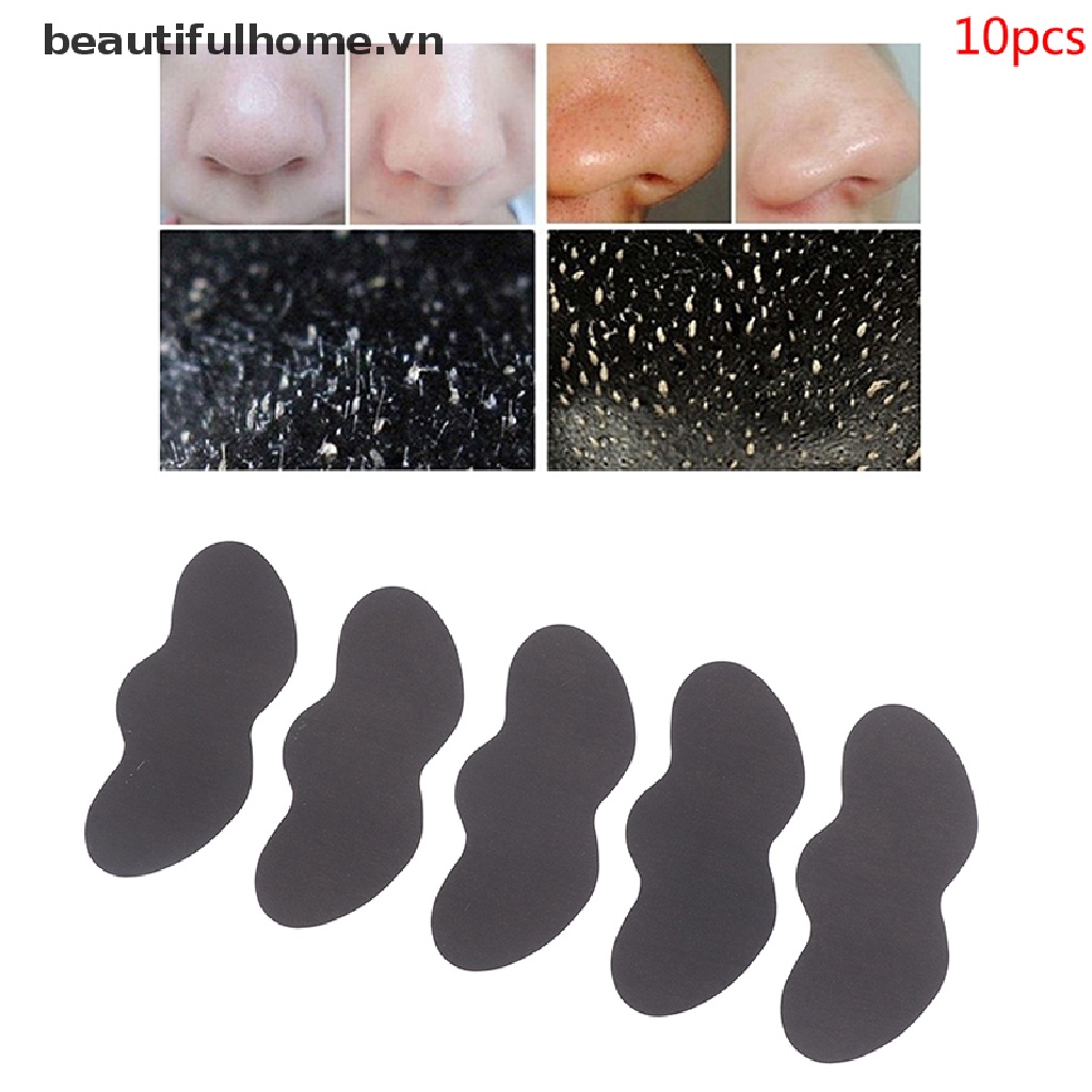 Set 10 Mặt Nạ Lột Mụn Đầu Đen Thu Nhỏ Lỗ Chân Lông
