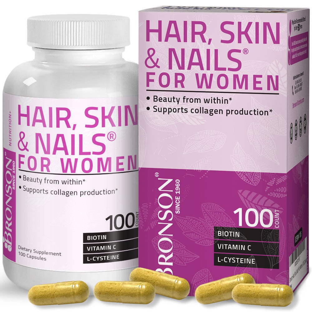 Organic Vitamin Hair, Skin & Nails - 100 viên Mỹ - Đẹp da, tóc, móng