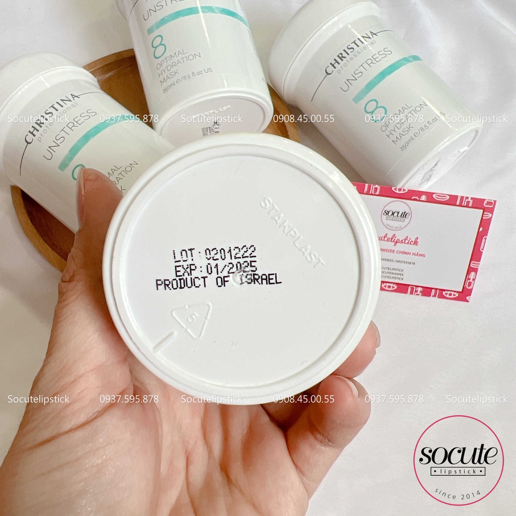 Unstress 8 Optimal Hydration Mask - Mặt nạ cấp nước, phục hồi da cao cấp