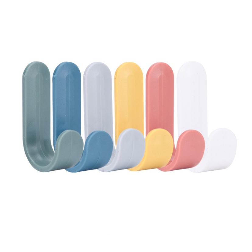 Móc dán tường treo đồ hình chữ J