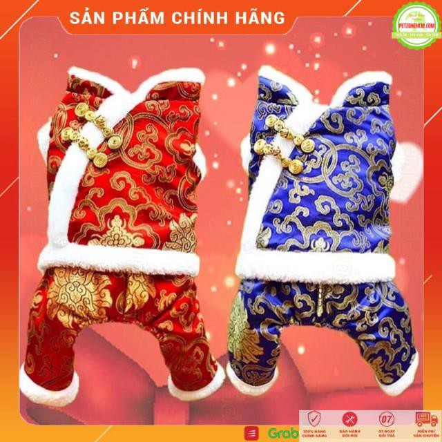 ÁO GẤM TẾT CHO CHÓ MÈO