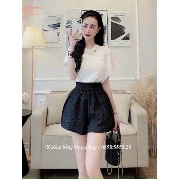 Quần Short Nữ Lưng Thun Chất Siêu Nhẹ Thời Trang 4 Màu