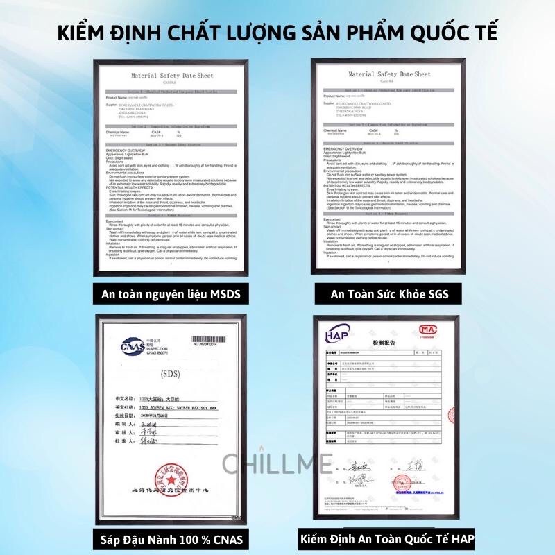 Nến Thơm Thư Giãn Không Khói HŨ LỚN - Nến thơm phòng giảm stress khử mùi tự nhiên