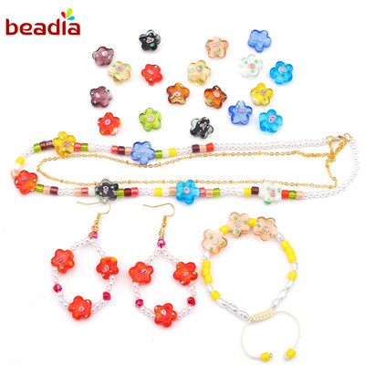 Phụ kiện Beadia hình hoa làm trang sức thủ công