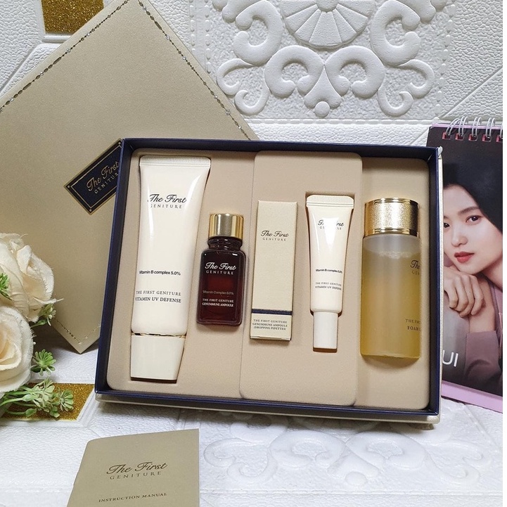 [MỚI] Set Kem Chống Nắng Ohui The First Geniture Vitamin UV Defense SPF50+ PA++++ 50ml
