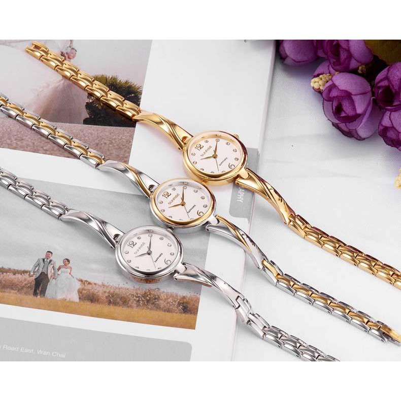 Đồng hồ nữ Sunrise SL711SWA và SL717SWA siêu mỏng kính Sapphire chống xước chống nướ | BigBuy360 - bigbuy360.vn