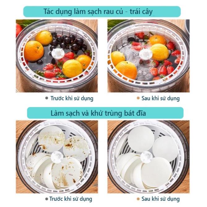 Máy khử khuẩn thực phẩm Dr.Ozone DR100 khử độc khử trùng đa năng với 7 chế độ làm sạch thông minh- Bảo hành chính hãng