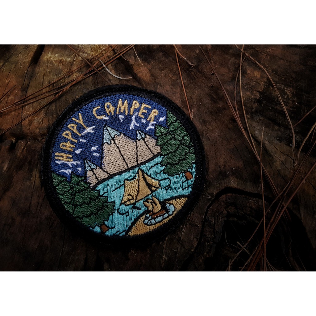 Patch dán outdoor HAPPY CAMPER