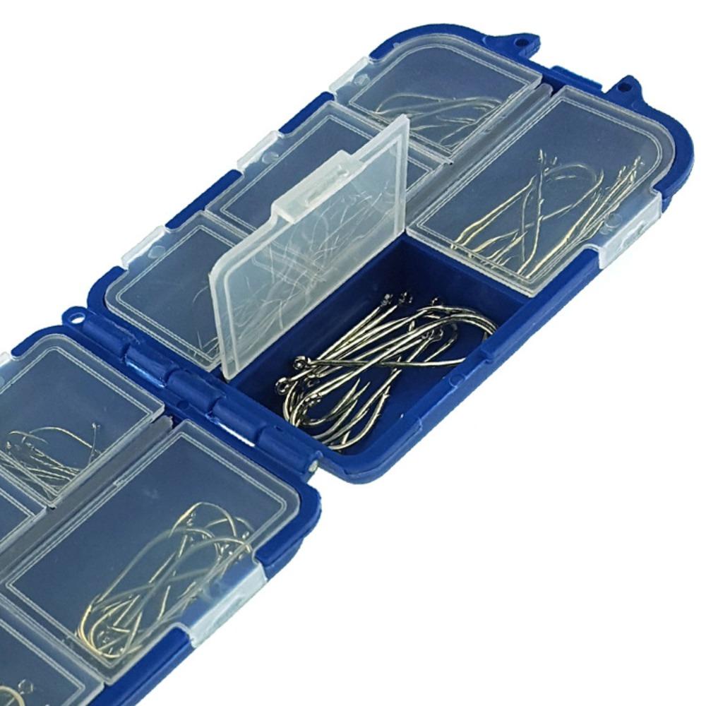 ZAIJIE24 Hộp Đựng Mồi Câu Cá 10 Ngăn 100 Cái DIY Ốp