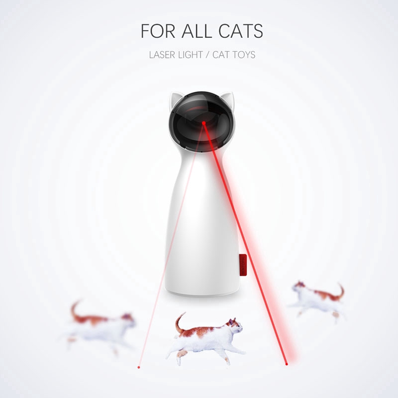 Máy chiếu tia laser tự động làm đồ chơi cho mèo cưng 5 kiểu điều chỉnh được tiện dụng