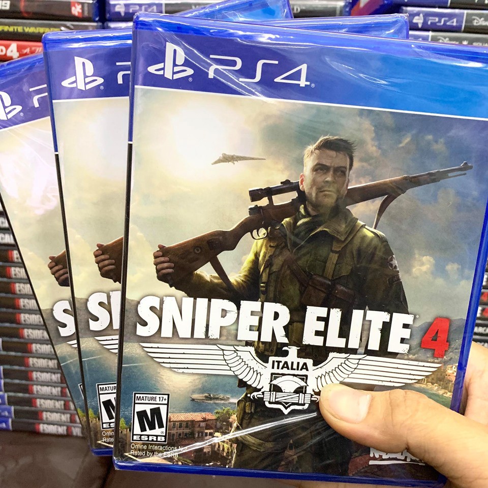 [Freeship toàn quốc từ 50k] Đĩa Game PS4: Sniper Elite 4 - hệ US