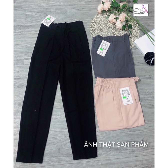 Quần tây nữ công sở dáng rộng thoải mái dễ chịu nhiều màu mã 46522