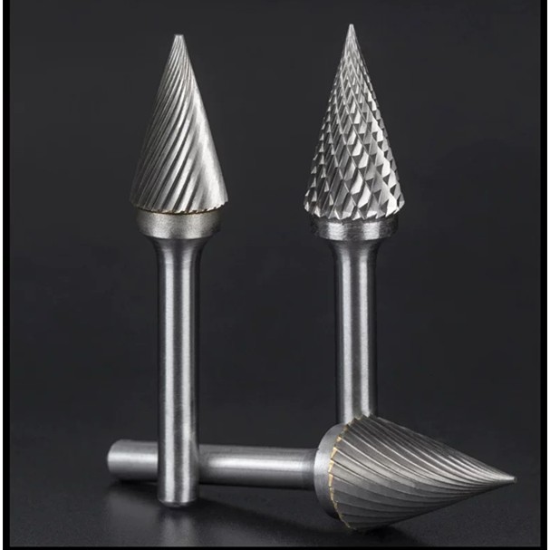 Mũi mài hợp kim vonfram chân 6mm M tkiểu tungsten Carbide Burrs Tip Shape