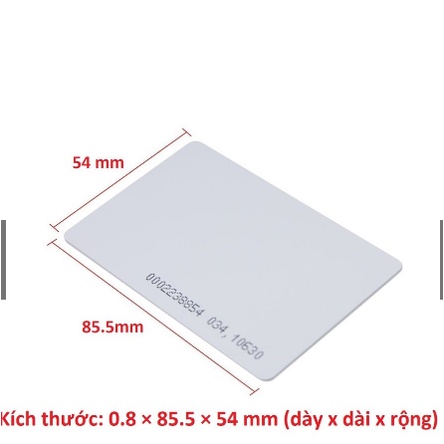 Thẻ từ cho nhân viên ( 5 cái)