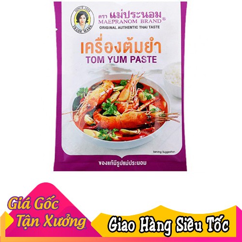 Sốt lẩu Thái Lan Tom Yum Mae Pranom Eufood gói 50g