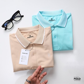 Áo thun có cổ trơn manbs02 Mandinni