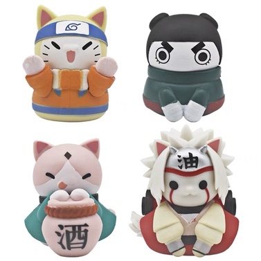 (Loại 5cm) Set 8 Mô Hình Mèo Naruto Tsum Tsum đủ phân loại đáng yêu trưng bày