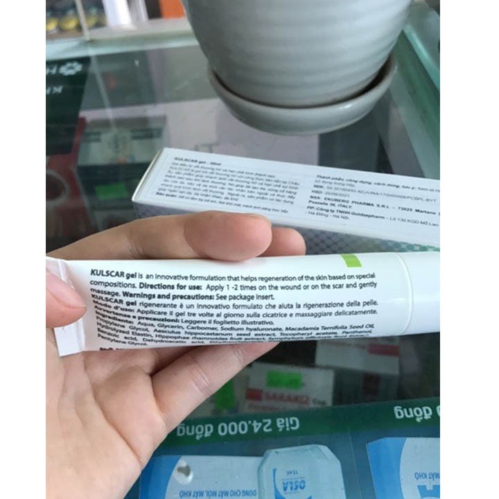Kulscar Gel - Hỗ Trợ Điều Trị Vết Thương Hở & Hạn Chế Hình Thành Sẹo