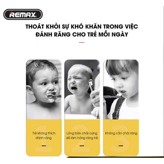 [QUÀ TẶNG SINH NHẬT] Máy Đánh Răng Tự Động Chữ U Cho Bé WeKome WTC02, Mềm Mại, An Toàn, Chống nước, BH 6 Tháng