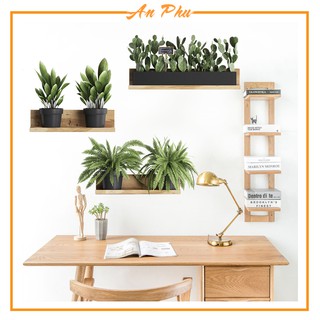 Decan dán tường an phú decor kệ treo tường