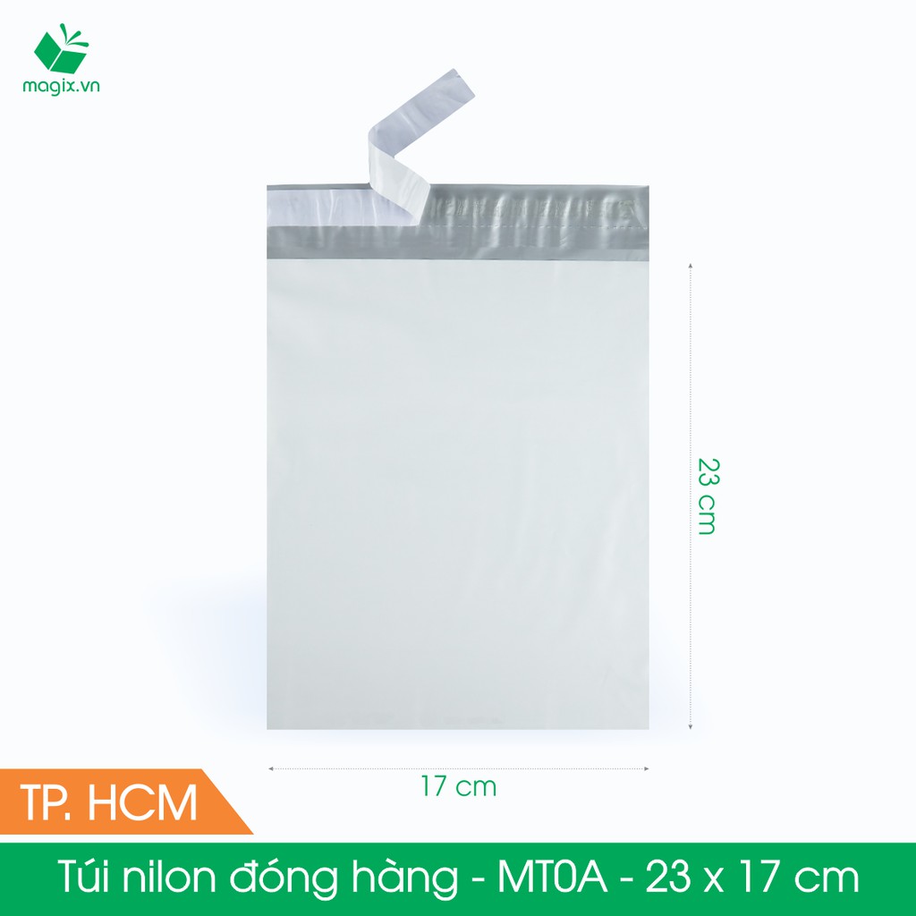 MT0A - 23x17 cm - 500 túi nilon 2 lớp đóng hàng thay thùng hộp carton