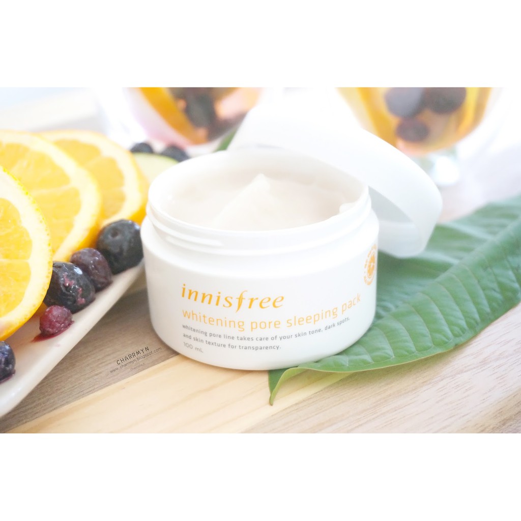 Mặt Nạ Ngủ Whitening Pore Sleeping Pack Innisfree (100ml)