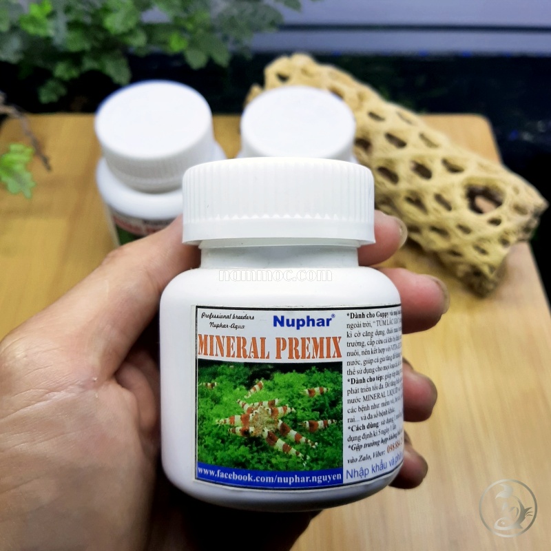 Nuphar MINERAL PREMIX | Khoáng Bột Tổng Hợp Dành Cho Cá Tép Cảnh, Bucep