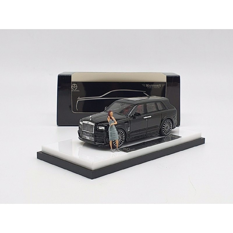 Xe Mô Hình Roll-Royce Cullinan Mansory 1:64 Time Model ( Đen )